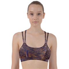 Swirl Fractal Fantasy Whirl Line Them Up Sports Bra