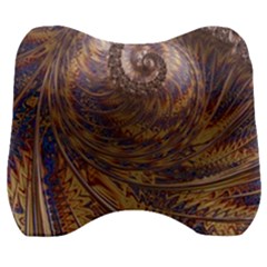 Swirl Fractal Fantasy Whirl Velour Head Support Cushion