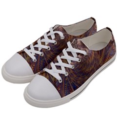 Swirl Fractal Fantasy Whirl Women s Low Top Canvas Sneakers