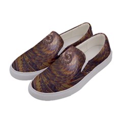 Swirl Fractal Fantasy Whirl Women s Canvas Slip Ons