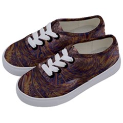 Swirl Fractal Fantasy Whirl Kids  Classic Low Top Sneakers