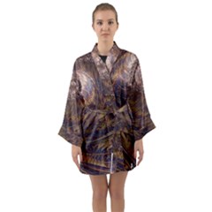 Swirl Fractal Fantasy Whirl Long Sleeve Kimono Robe