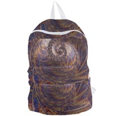 Swirl Fractal Fantasy Whirl Foldable Lightweight Backpack