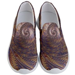 Swirl Fractal Fantasy Whirl Men s Lightweight Slip Ons