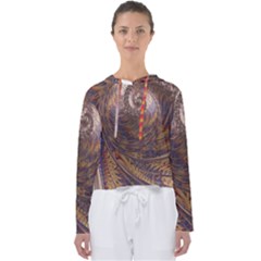 Swirl Fractal Fantasy Whirl Women s Slouchy Sweat