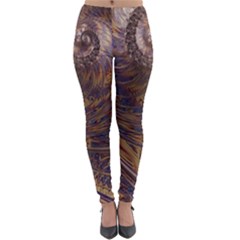 Swirl Fractal Fantasy Whirl Lightweight Velour Leggings