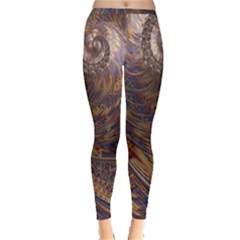 Swirl Fractal Fantasy Whirl Inside Out Leggings