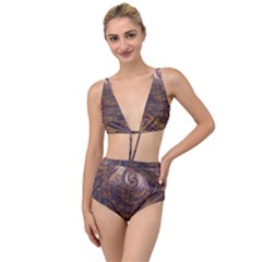 Swirl Fractal Fantasy Whirl Tied Up Two Piece Swimsuit