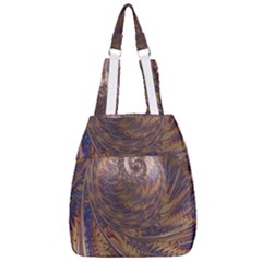 Swirl Fractal Fantasy Whirl Center Zip Backpack