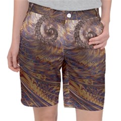 Swirl Fractal Fantasy Whirl Pocket Shorts