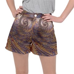 Swirl Fractal Fantasy Whirl Stretch Ripstop Shorts