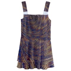 Swirl Fractal Fantasy Whirl Kids  Layered Skirt Swimsuit