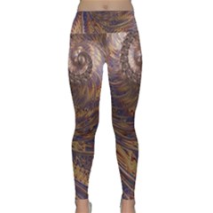 Swirl Fractal Fantasy Whirl Lightweight Velour Classic Yoga Leggings