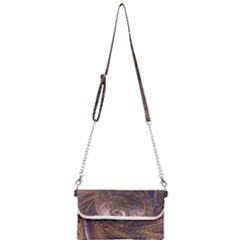 Swirl Fractal Fantasy Whirl Mini Crossbody Handbag