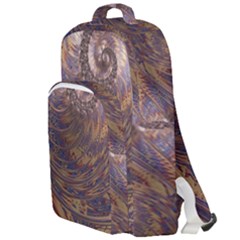 Swirl Fractal Fantasy Whirl Double Compartment Backpack