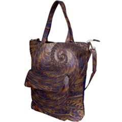 Swirl Fractal Fantasy Whirl Shoulder Tote Bag