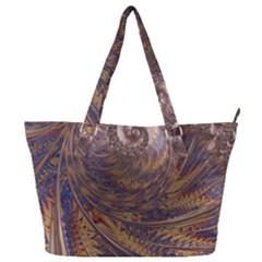 Swirl Fractal Fantasy Whirl Full Print Shoulder Bag