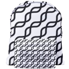 Diagonal Stripe Pattern Giant Full Print Backpack by Pakrebo