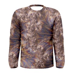 Puckered Fractal Artwork Design Men s Long Sleeve Tee by Pakrebo