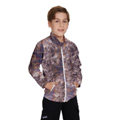 Puckered Fractal Artwork Design Windbreaker (kids) by Pakrebo