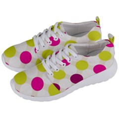 Polka Dots Spots Pattern Seamless Men s Lightweight Sports Shoes