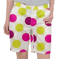 Polka Dots Spots Pattern Seamless Pocket Shorts