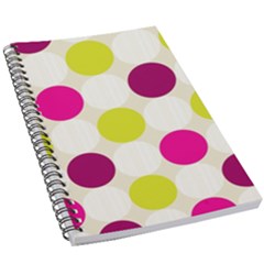 Polka Dots Spots Pattern Seamless 5 5  X 8 5  Notebook