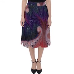 Fractal Art Artwork Design Classic Midi Skirt