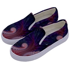 Fractal Art Artwork Design Kids  Canvas Slip Ons