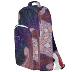 Fractal Art Artwork Design Double Compartment Backpack