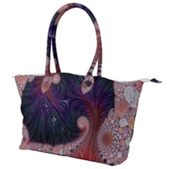 Fractal Art Artwork Design Canvas Shoulder Bag