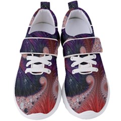 Fractal Art Artwork Design Women s Velcro Strap Shoes