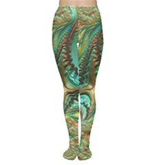 Fractal Artwork Pattern Digital Tights by Pakrebo