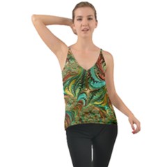 Fractal Artwork Pattern Digital Chiffon Cami