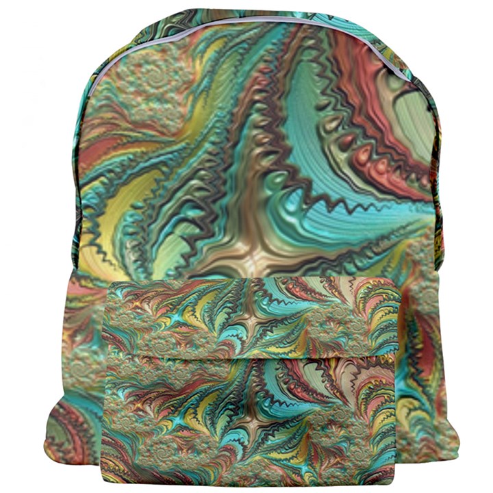 Fractal Artwork Pattern Digital Giant Full Print Backpack