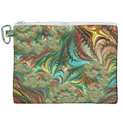 Fractal Artwork Pattern Digital Canvas Cosmetic Bag (xxl)