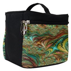 Fractal Artwork Pattern Digital Make Up Travel Bag (small)