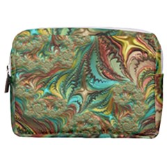 Fractal Artwork Pattern Digital Make Up Pouch (medium)