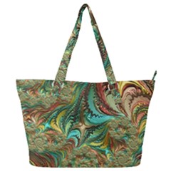 Fractal Artwork Pattern Digital Full Print Shoulder Bag