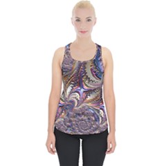 Fractal Artwork Pattern Digital Piece Up Tank Top by Pakrebo