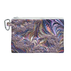 Fractal Artwork Pattern Digital Canvas Cosmetic Bag (large)