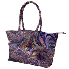 Fractal Artwork Pattern Digital Canvas Shoulder Bag