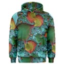 Fractal Art Colorful Pattern Men s Overhead Hoodie View1