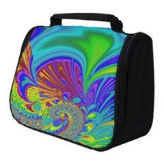 Fractal Neon Art Artwork Fantasy Full Print Travel Pouch (small)