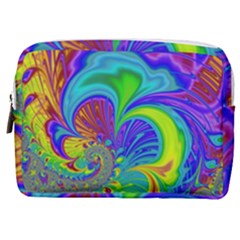 Fractal Neon Art Artwork Fantasy Make Up Pouch (medium)