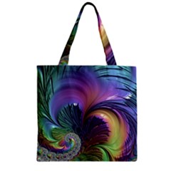 Fractal Artwork Art Swirl Vortex Zipper Grocery Tote Bag by Pakrebo