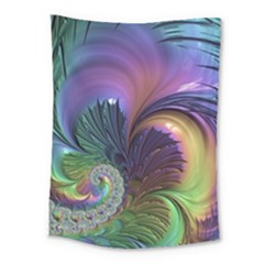 Fractal Artwork Art Swirl Vortex Medium Tapestry by Pakrebo