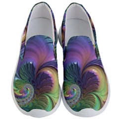 Fractal Artwork Art Swirl Vortex Men s Lightweight Slip Ons