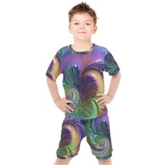 Fractal Artwork Art Swirl Vortex Kid s Set