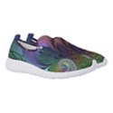 Fractal Artwork Art Swirl Vortex Women s Slip On Sneakers View3